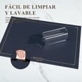 thumbnail image 4 of Manteles Individuales para Mesa, 6 Pcs Tapetes para Mesa de Comedor y 6 Pcs Posavasos, Antideslizante y Resistente al Calor, Manteles para Mesa para Restaurante, Cocina, Hotel, Hogar, Festival, 4 of 7