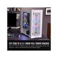 thumbnail image 2 of Thermaltake CTE T500 TG ARGB Snow E-ATX Full Tower with Centralized Thermal Efficiency Design; 3x140mm White CT140 ARGB Fans Pre-Installed; Tempered Glass Front & Side Panel; CA-1X8-00F6WN-01; White, 2 of 5