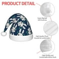 thumbnail image 4 of Fuzoiu Cute Rabbit Print Santa Hat Christmas Hat for kids,Santa Hats with Pompom, Unisex Xmas Holiday Hat for Christmas New Year Festive Party Supplies, 4 of 6