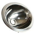 thumbnail image 4 of Boat RV Caravan Stainless Steel Hand Wash Basin Sink oval ,Easy to Use, 4 of 6