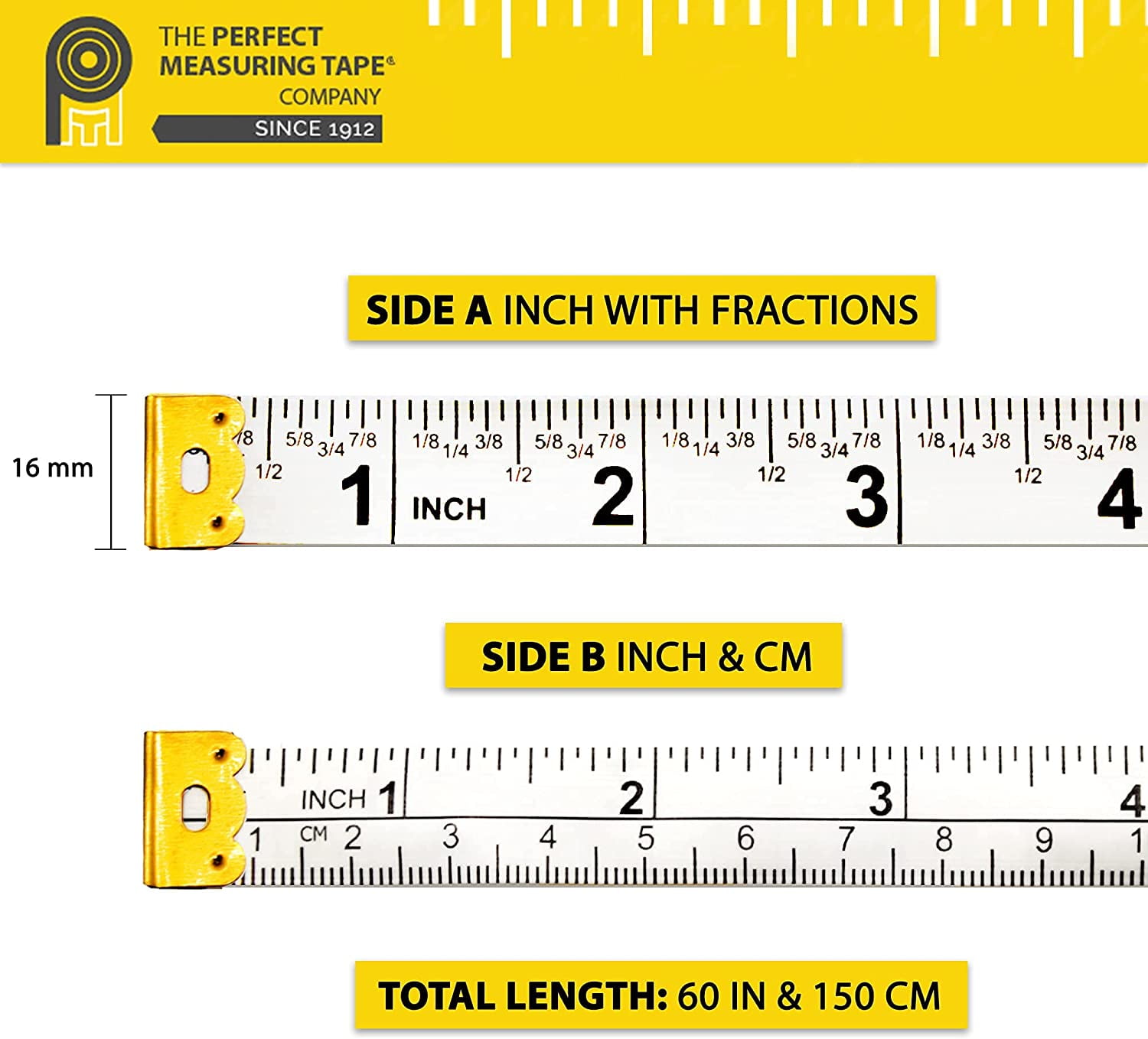 Where is the mm online on a tape measure