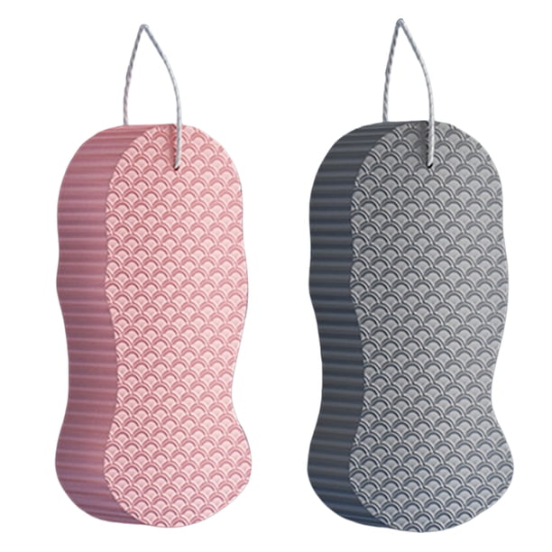 Esponja de baño exfoliante 3D ultra suave con diseño de cordón para adultos