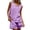 Purple, variant on Stamzod Womens Two Piece Short Sets Summer Sleeveless Tank Tops Shorts Matching Lounge Sets Summer Cruise Outfits Purple XL