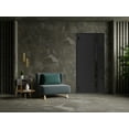 thumbnail image 3 of Front Exterior Prehung Steel Door / Ronex 1033 Teak / Entry Metal Modern Painted W36" x H80" Right hand Inswing, 3 of 5