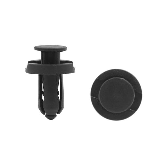 50pcs 9.5mm Car Plastic Rivets Fastener Bumper Fender Push-in Clips