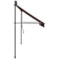 thumbnail image 6 of vidaXL 10' Orange and Brown Retractable Patio Awnings, Waterproof, 6 of 8