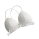 thumbnail image 3 of Sujetador sin hilos transpirable Hacer subir bralette hilo de algodón sexy ropa interior con hebilla frontal, blanco seitruly AP001473-01B, 3 of 7