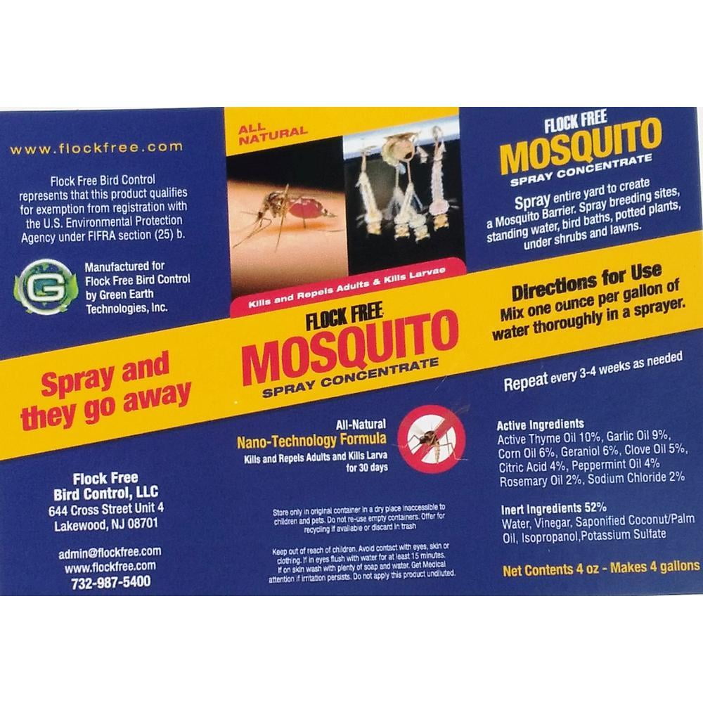 4 oz. Natural Mosquito Control Spray Concentrate