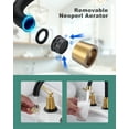 thumbnail image 5 of WOWOW 8 in. Widespread Double Handle Bathroom Faucet, 5 of 8