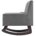 thumbnail image 4 of Baxton Studio Imperium Rocker en Gris, 4 of 6