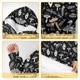 thumbnail image 6 of Moth and Skeleton Gothic Pattern Oversized Sherpa Fleece Wearable Blanket Hoodie, Double-Sided Warm Fuzzy Pullover with Super Pockets for Women & Men, 6 of 6