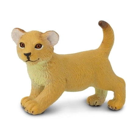 Safari Ltd. Lion Cub Figurine - Lifelike 2.35 Wildlife Figure - Educational Toy for Boys Girls and Kids Ages 3+