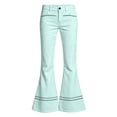 thumbnail image 4 of Gaexia Girls Shool Flared Leg Pants Back To School High Waist Straight Pants Stretchy Loose Bell Bottom Trousers Comfortable School Uniform Trousers Preppy Outfits, 4 of 5