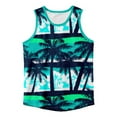 thumbnail image 2 of Vedolay Men's Sleeveless Workout Muscle Shirts Running Gym Fitness Beach Tank Top(Mint Green,L), 2 of 5