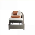 thumbnail image 5 of Patio 2-Piece Outdoor Loveseat & Coffee Table Set | Modern, Water-Resistant Cushions | Small Space Friendly | Acacia Wood|Teak, 5 of 13