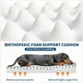 thumbnail image 4 of IDEALHOUSE Human Dog Bed for Adults & Pets, 67.7"x43.3" Extra Large Bean Bag Bed with Pillow, Removable Washable Faux Fur Cover, Memory Foam, Handle & Side Pocket, Blue, 4 of 8