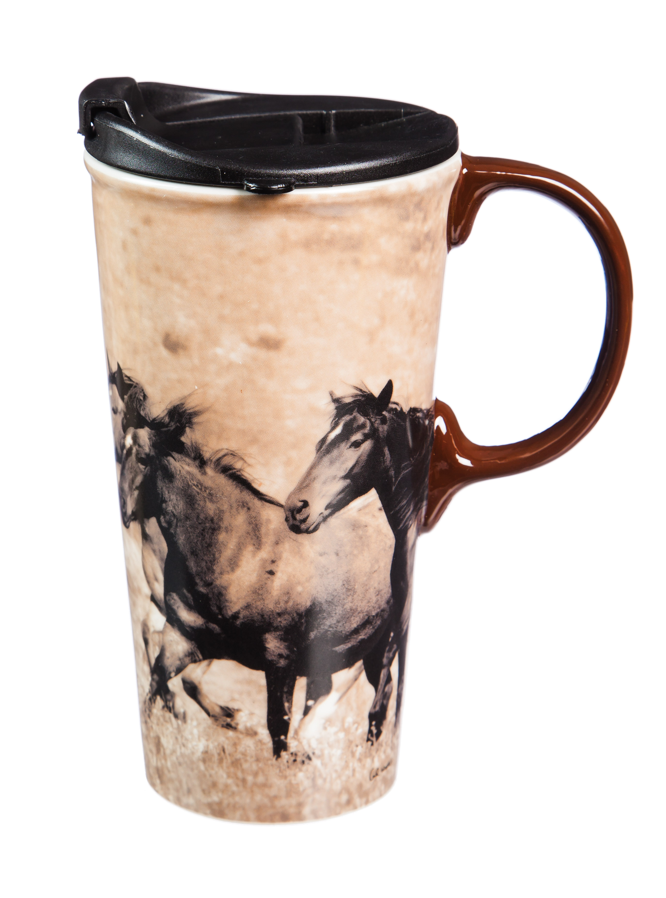 CafePress Horse Design Ceramic Coffee Mug - 11 Oz, Dishwasher & Microwave Safe, Multiple Colors