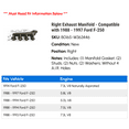 thumbnail image 2 of Right Exhaust Manifold - Compatible with 1988 - 1997 Ford F-250 1989 1990 1991 1992 1993 1994 1995 1996, 2 of 2