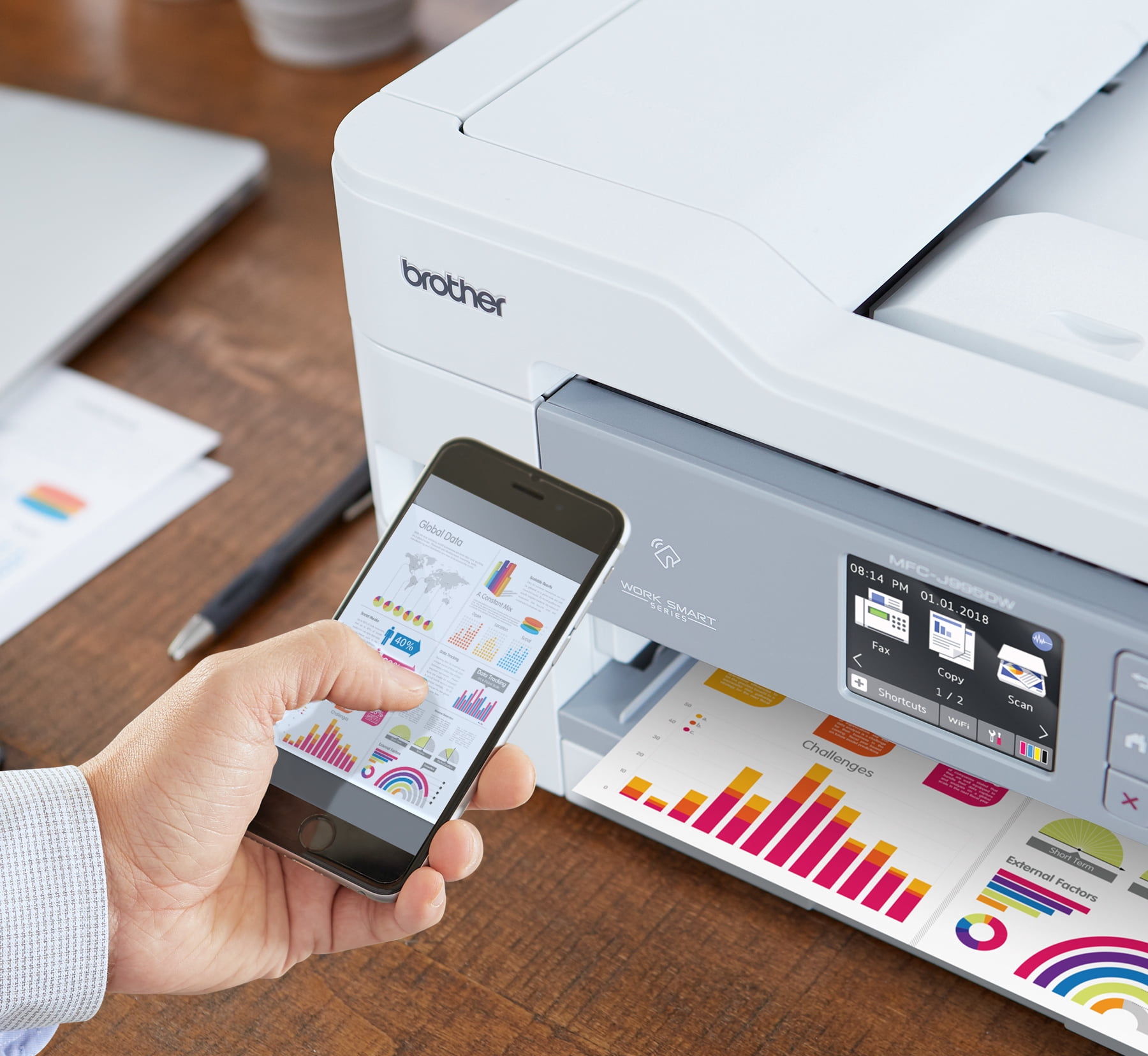 Brother MFC-J995DW INKvestment Tank Color Inkjet All-in-One