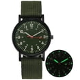 thumbnail image 4 of Resicozy Mens Watch Men’s Quartz Watch Mesh Watch Band with Date Window for Business Work Sport Casual Elegant Gifts Army Green, 4 of 5