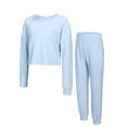 thumbnail image 6 of Arshiner Girls 2 Piece Outfit Sweatsuits Set Kids Velour Sweatshirts & Sweatpants Tracksuits Set for Girls, 6 of 8