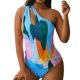 thumbnail image 1 of Gibobby Trajes de Baño Mujer Traje de baño de bloque de color ajustado de cintura alta sexy cómodo de moda para mujer(A,XL), 1 of 5