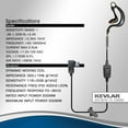 thumbnail image 7 of Klein Electronics Single Wire Push to Talk Earpiece with USB C Connector, Smart USB-C No Battery Required, Works with iOS iPhone/Android And Various PTT Apps, Noise Redusing Mic PTT Headset, 7 of 7