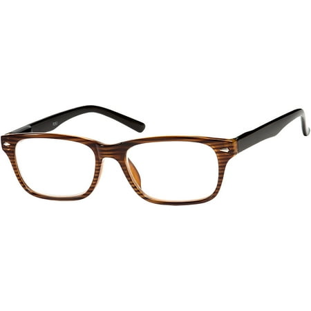 Readers.com The Colonial Rectangle Full Frame Reader Classic Reading Glasses