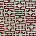 thumbnail image 3 of Plutus 24" x 24" Viva Red Link Luxury Throw Pillow in Red and Beige, 3 of 3