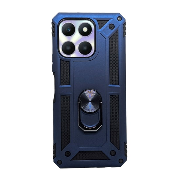 Funda Uso Rudo Cely Vesmir con Anillo Magnético Para Honor X6a Plus Azul Marino