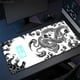 thumbnail image 5 of Alfombrilla de ratón con diseño de dragón, tapete de escritorio en blanco y negro, para ordenador portátil, teclado de Anime japonés para videojuegos, alfombrilla de goma para mesa, alfombrilla para r, 5 of 5