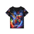thumbnail image 3 of QEFJNO 3-12Y Kid Boys Dinosaur Pajamas Little Big Boys Sleepwear Short Sleeves and Pants 2 Pieces Summer Pjs Set, 3 of 11