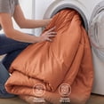 thumbnail image 6 of U by Bedsure Twin Comforter Set Burnt Orange, 5 Pieces Reversible Bed in a Bag, Boho Lightweight Dorm Bedding Set, Contrasting Design, 6 of 8