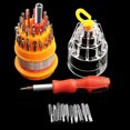 thumbnail image 3 of RuiJiao 31Pcs Magnetic Screwdriver Set, Carbon Steel 31-in-1 Multifunctional Repair Tool Kit with Non-Slip Handle, 30 Bits and Portable Storage Box for Electronics, Furniture, Phone Repair, 3 of 9