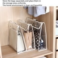 thumbnail image 3 of YAOMOBB Organizer Pouch Transparent Storage Box with Lid Snap Closure Hook Hanging Purse Organizer, 3 of 6