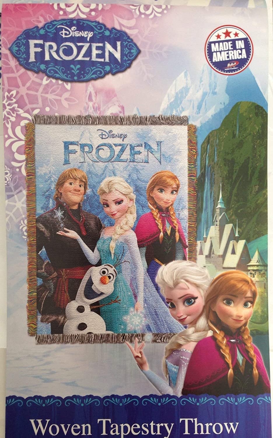 Disney Frozen Tapestry Throw Blanket, 48x60, Multicolor, Polyester, Machine Wash, 1 Each - image 2 of 4
