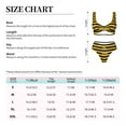 thumbnail image 6 of Daiia Bee Stripe Women's Bikini Set Two Piece Swimsuit High Waisted Bikini Adjustable Straps Bikini Perfect for Beach, Pool, and Summer Vacation-XX-Large, 6 of 9