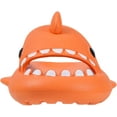 thumbnail image 4 of Bathroom Sandals Cute Shark Slippers for Women Men, Shower Slides Casual Beach Shoes Anti-Slip Novelty Open Toe Lightweight Sole Sandals, 4 of 7