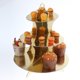 thumbnail image 1 of Soporte Plegable de Fruta Estante de Pastel Accesorio de Fiesta de Aniversario de de Boda Estante para Tabla de Jardín Macarena Sopa de pastel, 1 of 8