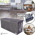 thumbnail image 3 of Caja de almacenamiento de juguetes Pandabode XL con bolsillos 91 x 41 x 30 cm, 3 of 5
