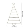 thumbnail image 3 of hulanddfd Christmas Display Stand, 32.25"x18.9"/82cm*48cm Foldable Christmas Tree Grids Frame Iron Christmas Tree Wall Christmas Decoration 1pc Gold, 3 of 6