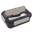 thumbnail image 1 of Cajas Bento para estudiantes, cajas Bento con 2 compartimentos, contenedores para almuerzo para niños, cajas Bento con compartimentos, construcción robusta, 1 of 12