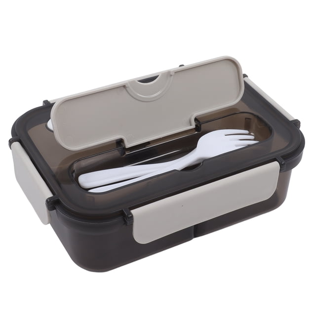 Kids Lunch Container, Bento Boxes PP Silicone Material 1100ml 2 Compartments For School For Office Blue,Pink,White