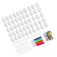 thumbnail image 3 of Baohd DIY Unpainted Easter Eggs Kit 50Pcs for Kids Decorative Accessories Portable, 3 of 9