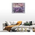thumbnail image 4 of Lavender Bathroom Decor Wall Art Purple Lavender Butterfly Pictures Wall Decor Christian Just Breathe Canvas Prints Framed Artwork Paintings Home Decorations For Bathroom Bedroom Living Room 16"x12", 4 of 6