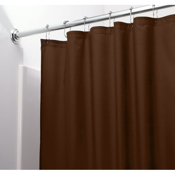 Mold Mildew Resistant Fabric Shower, Chocolate Brown And Teal Shower Curtain