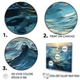 thumbnail image 3 of Designart "Tranquil Sunset Ripples I" Landscape Lake River Floater Framed Wall Decor, 3 of 5
