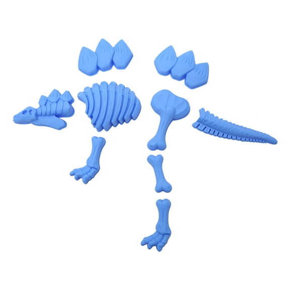 Dinosaur Skeleton Sand Toy for Beach Play, One Size, Blue
