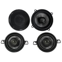 Pair American Bass SQ 5.25" SQ 3.5" Car Audio Speakers with Neo Swivel Tweeters