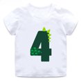 thumbnail image 3 of Camiseta de algodón con dibujos de dinosaurios para niños, regalo de feliz cumpleaños, ropa para niños y niñas, 3 of 5